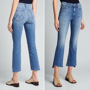 Mother Jeans High Rise The Insider Crop Step Fray in Hey Sun Women’s Size 27 | 4